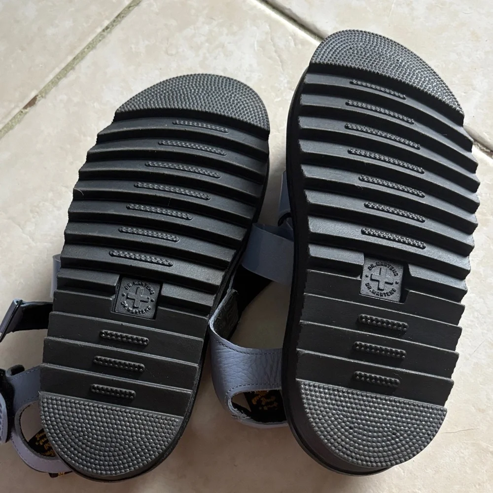 Dr. Martens Women's Blaire Jelly Glitter Strap Sandal Zen Blue - Picture 2 of 4